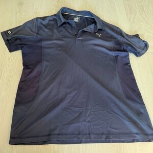 Puma Men's Dark Blue Polo Shirt